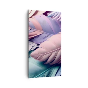 Lærredstryk - Billede på lærred - Chik fugl - 65x120 cm