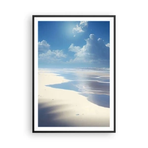 Plakat i sort ramme - Ferie i paradis - 70x100 cm