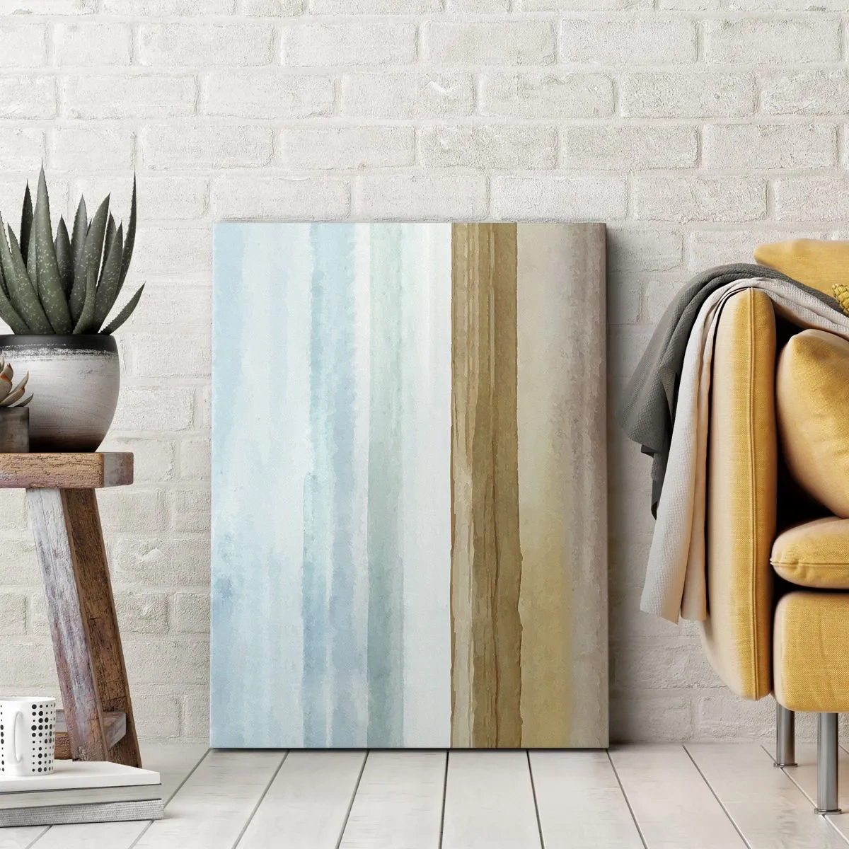 Lærredstryk - Billede på lærred - Trøst - 70x100 cm