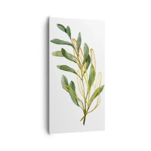 Lærredstryk - Billede på lærred - Alt, hvad der er godt - 65x120 cm