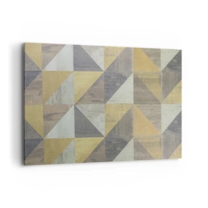 Lærredstryk - Billede på lærred - Ved trekantens vinkel - 120x80 cm