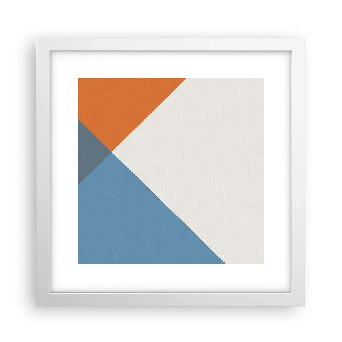 Plakat i hvid ramme - Med hensyn til ... - 30x30 cm