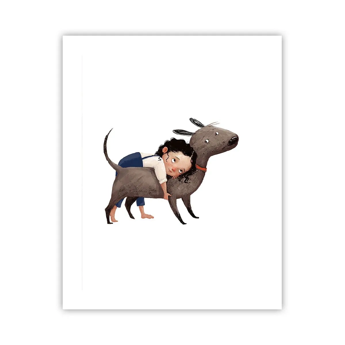 Plakat - Bedste venner - 40x50 cm