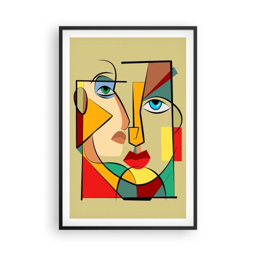 Plakat i sort ramme - Et matchende par - 61x91 cm