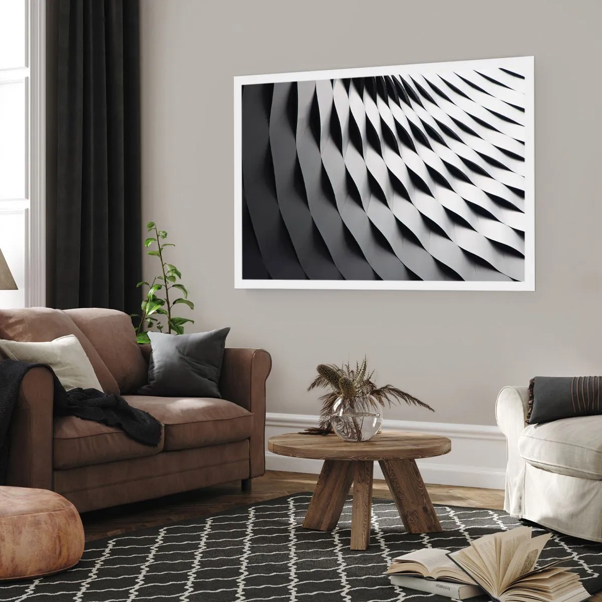 Plakat - På bølgernes overflade - 91x61 cm