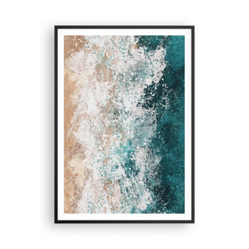 Plakat i sort ramme - Historier fra havet - 70x100 cm