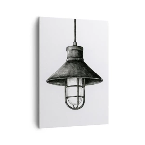 Lærredstryk - Billede på lærred - Som for mange år siden... - 50x70 cm