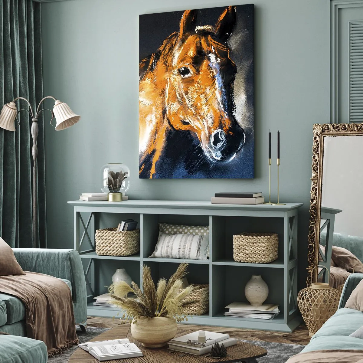 Lærredstryk - Billede på lærred - Hvad så, skal du af sted? - 50x70 cm
