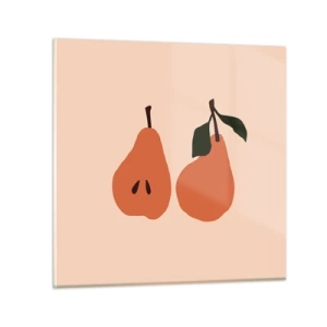 Billede på glas - Sødmen selv - 70x70 cm