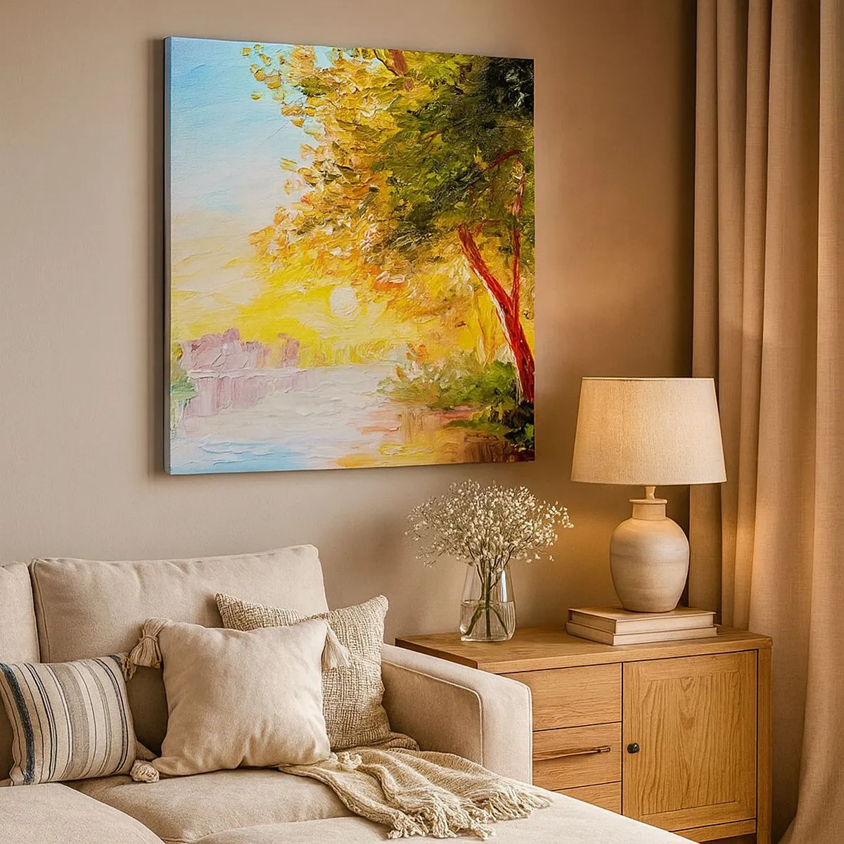 Lærredstryk - Billede på lærred - Et in Arcadia ego - 30x30 cm