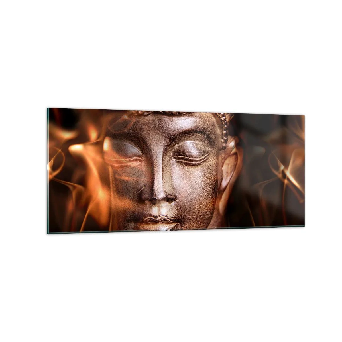 Billede på glas - Den eksisterer kun her og nu - 120x50 cm