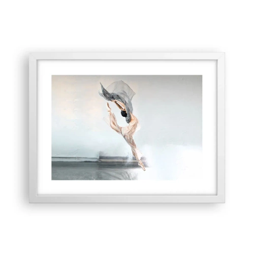Plakat i hvid ramme - I dansende henrykkelse - 40x30 cm