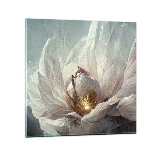 Billede på glas - Blomstrer en gang om hundrede år - 70x70 cm