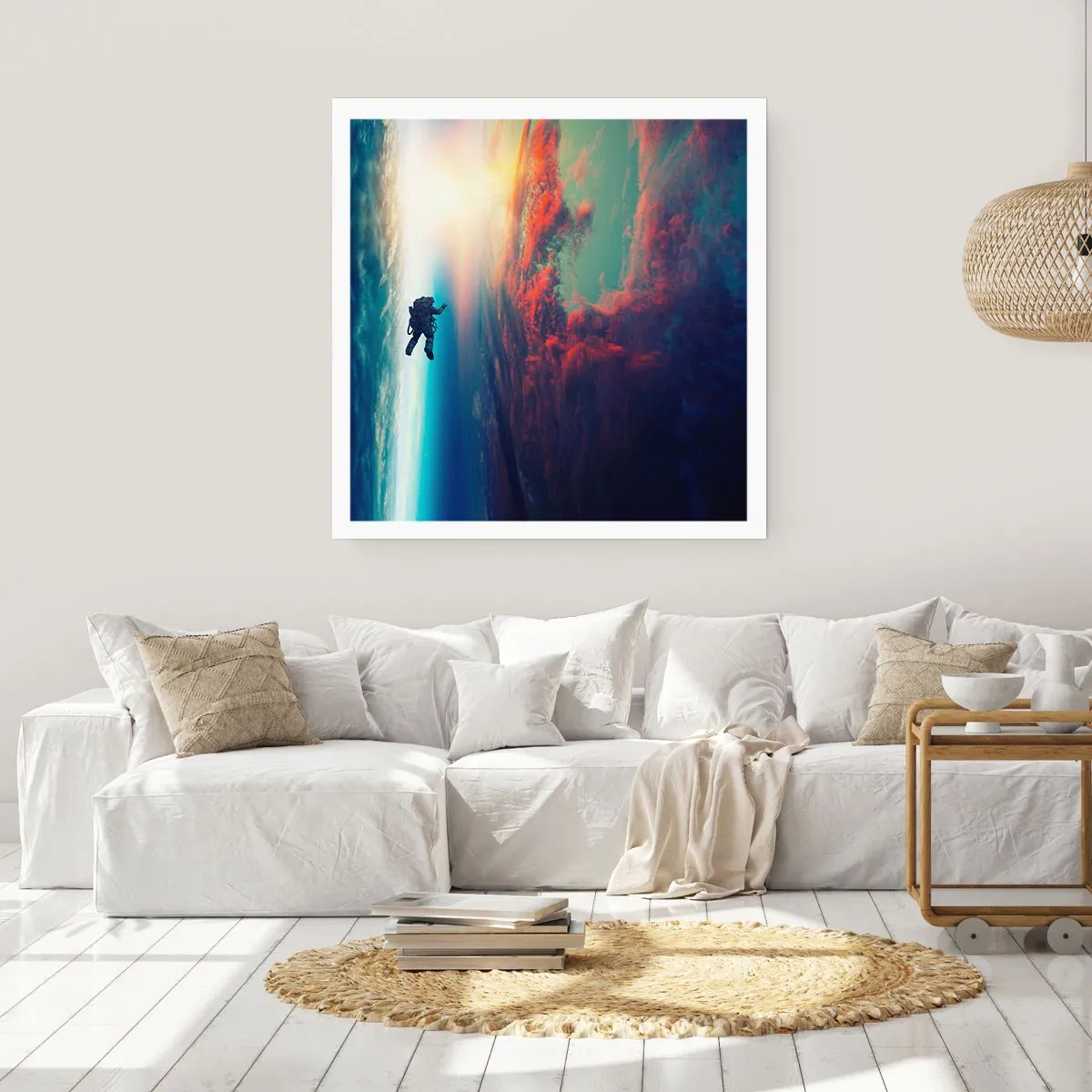Plakat - Over for universet - 50x50 cm