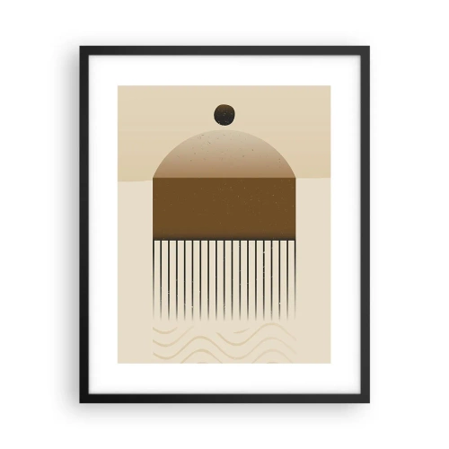 Plakat i sort ramme - Forskellige stater - 40x50 cm