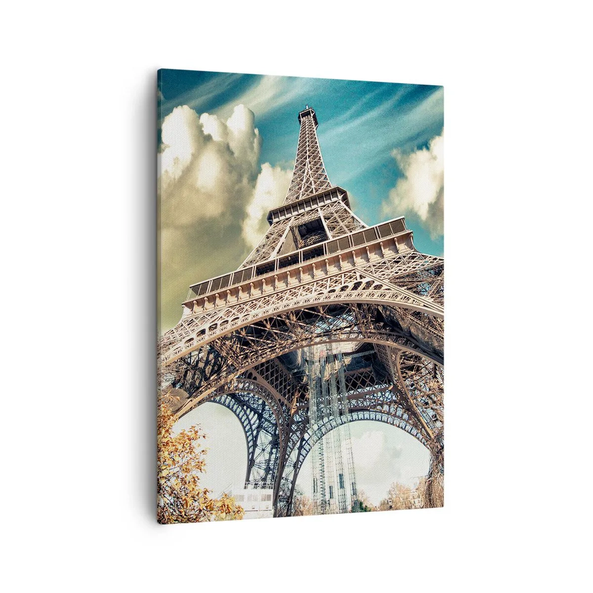 Lærredstryk - Billede på lærred - Og i efteråret i Paris... - 50x70 cm