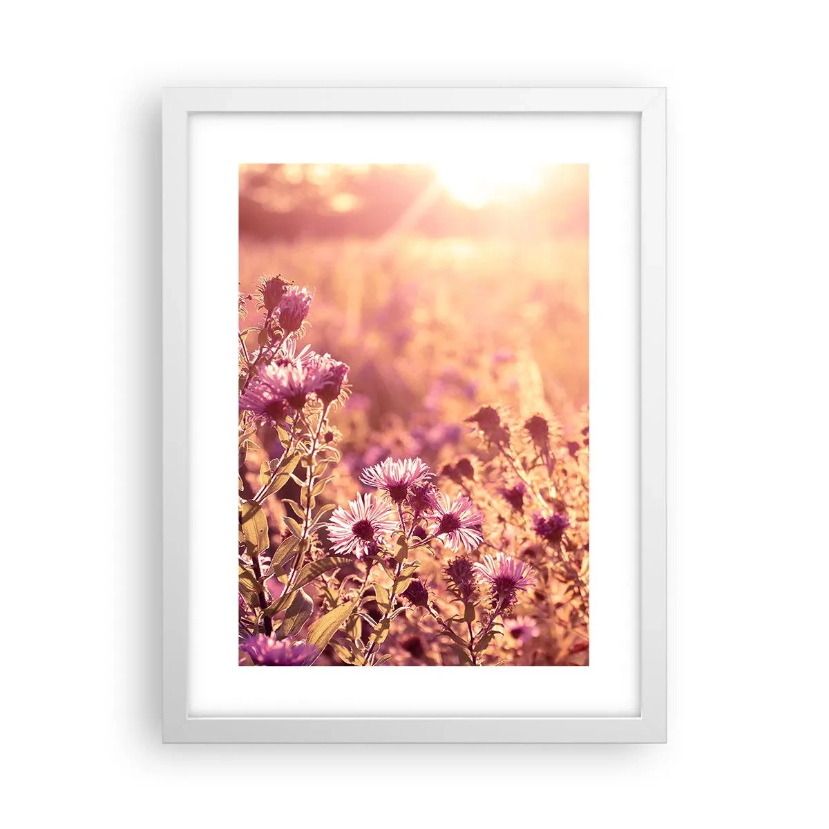 Plakat i hvid ramme - Før sommeren er forbi - 30x40 cm