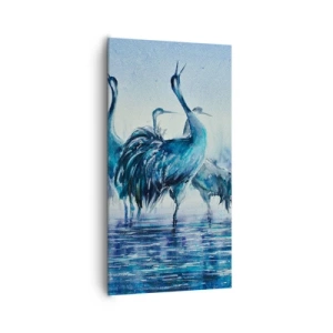 Lærredstryk - Billede på lærred - Morgenmøde - 65x120 cm