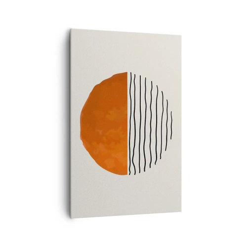 Lærredstryk - Billede på lærred - I en japansk atmosfære - 80x120 cm