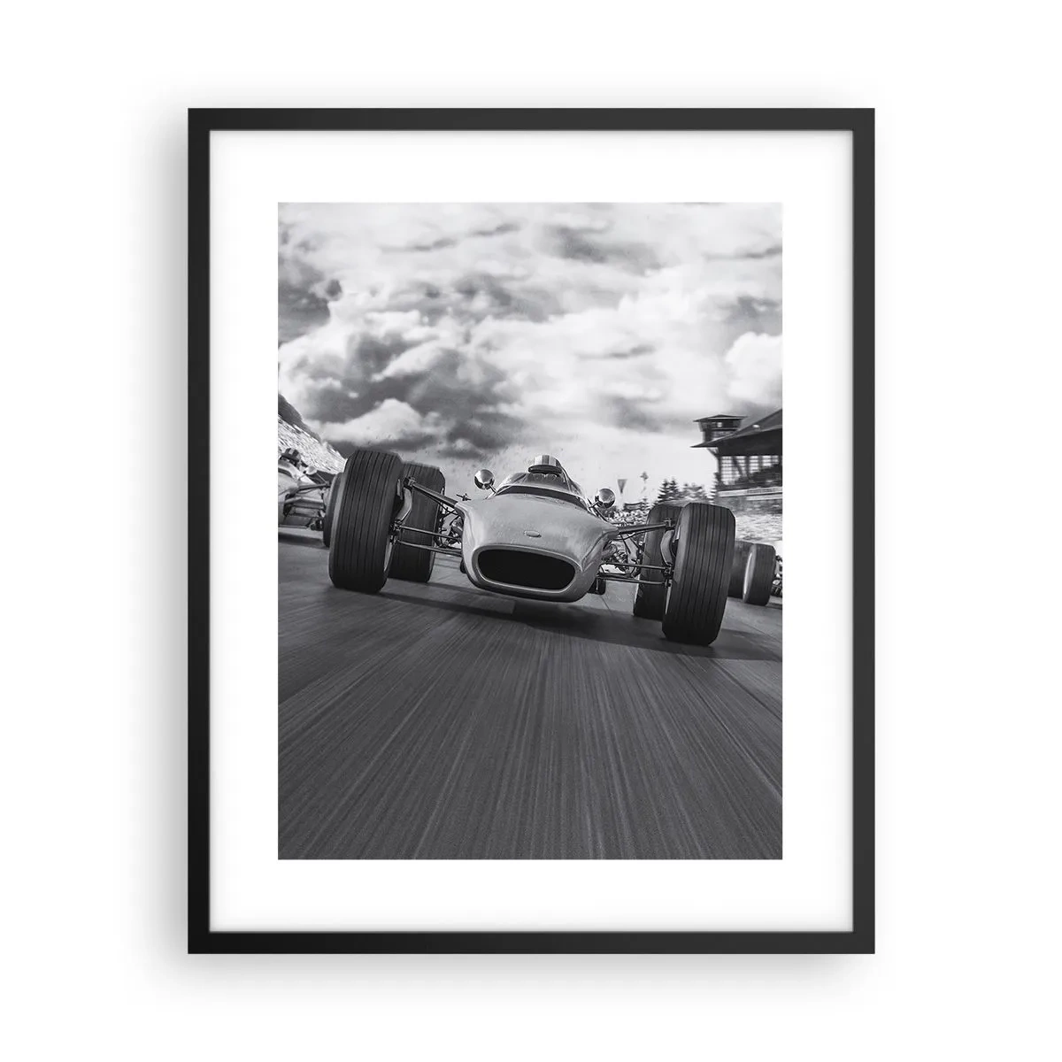 Plakat i sort ramme - Der er kraft! - 40x50 cm