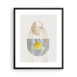 Plakat i sort ramme - Lysstyrke og udstråling - 40x50 cm