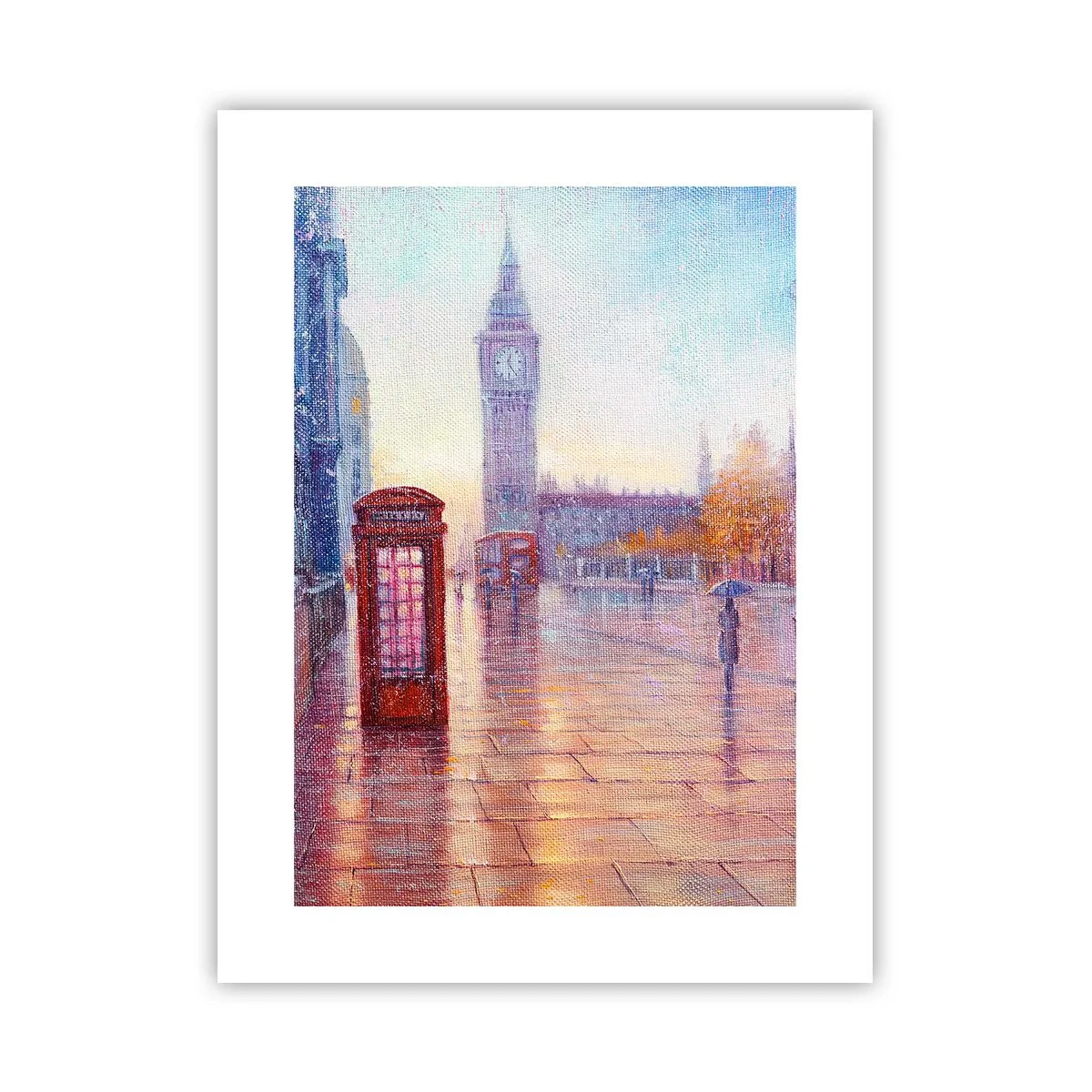 Plakat - En efterårsdag i London - 30x40 cm