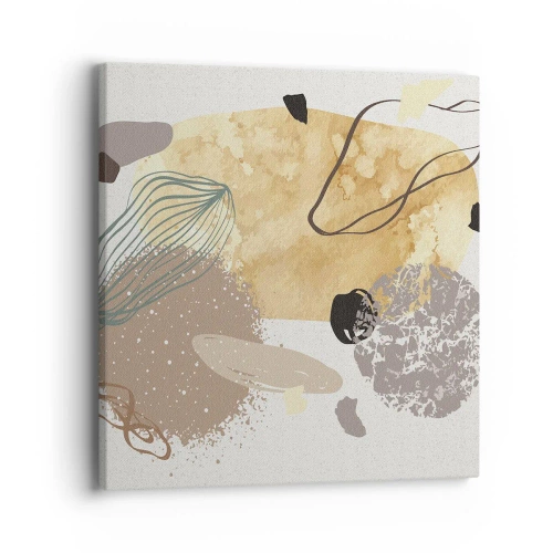 Lærredstryk - Billede på lærred - Anvendt plumkologi - 40x40 cm