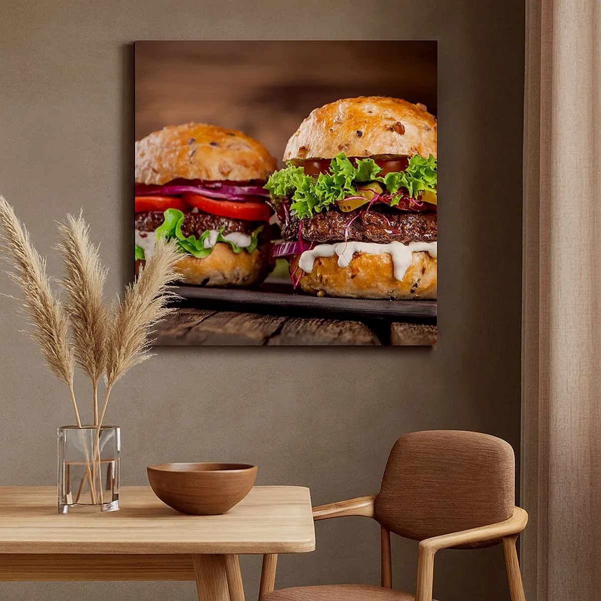 Lærredstryk - Billede på lærred - American dream - 30x30 cm