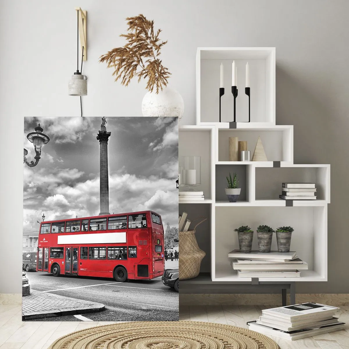 Billede på glas - Byens sande livsnerve - 70x100 cm