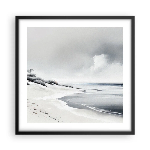 Plakat i sort ramme - Altid sammen - 50x50 cm