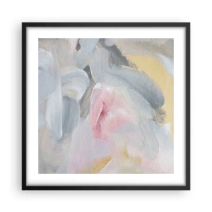 Plakat i sort ramme - I en pastelfarvet verden - 50x50 cm