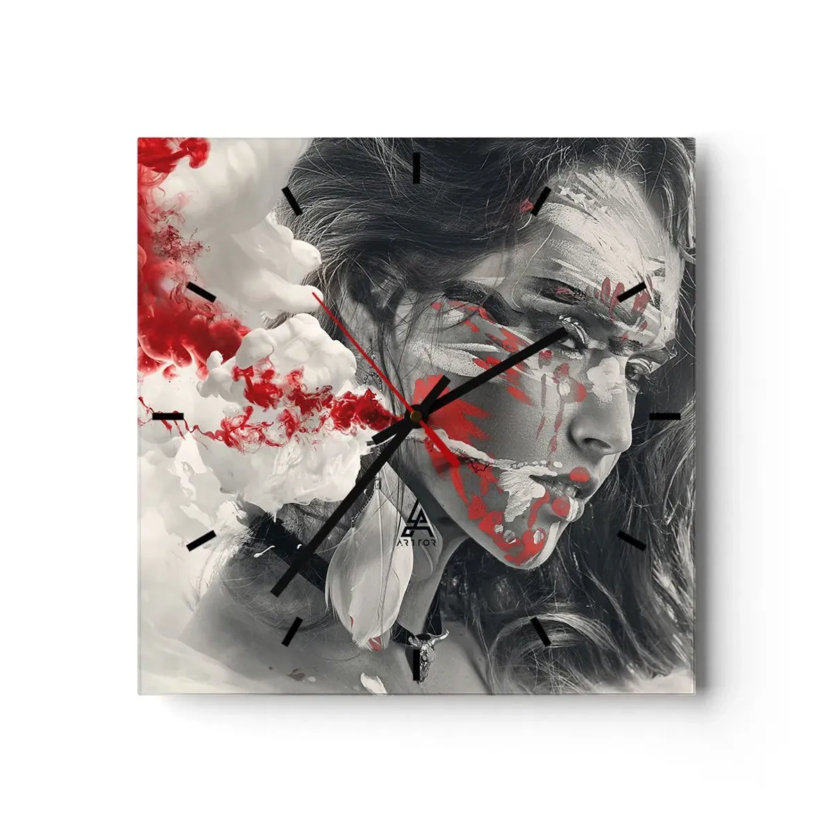 Vægur, Uret - I det absurdes damp - 30x30 cm