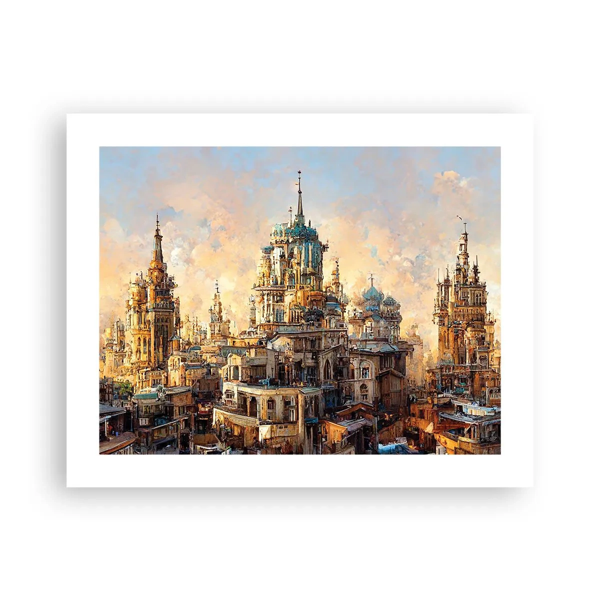 Plakat - En by af byer - 50x40 cm