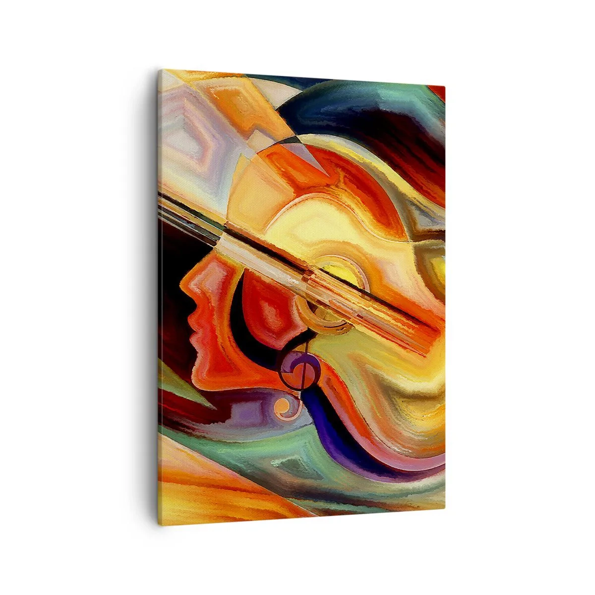Lærredstryk - Billede på lærred - Og alt er i orden - 50x70 cm
