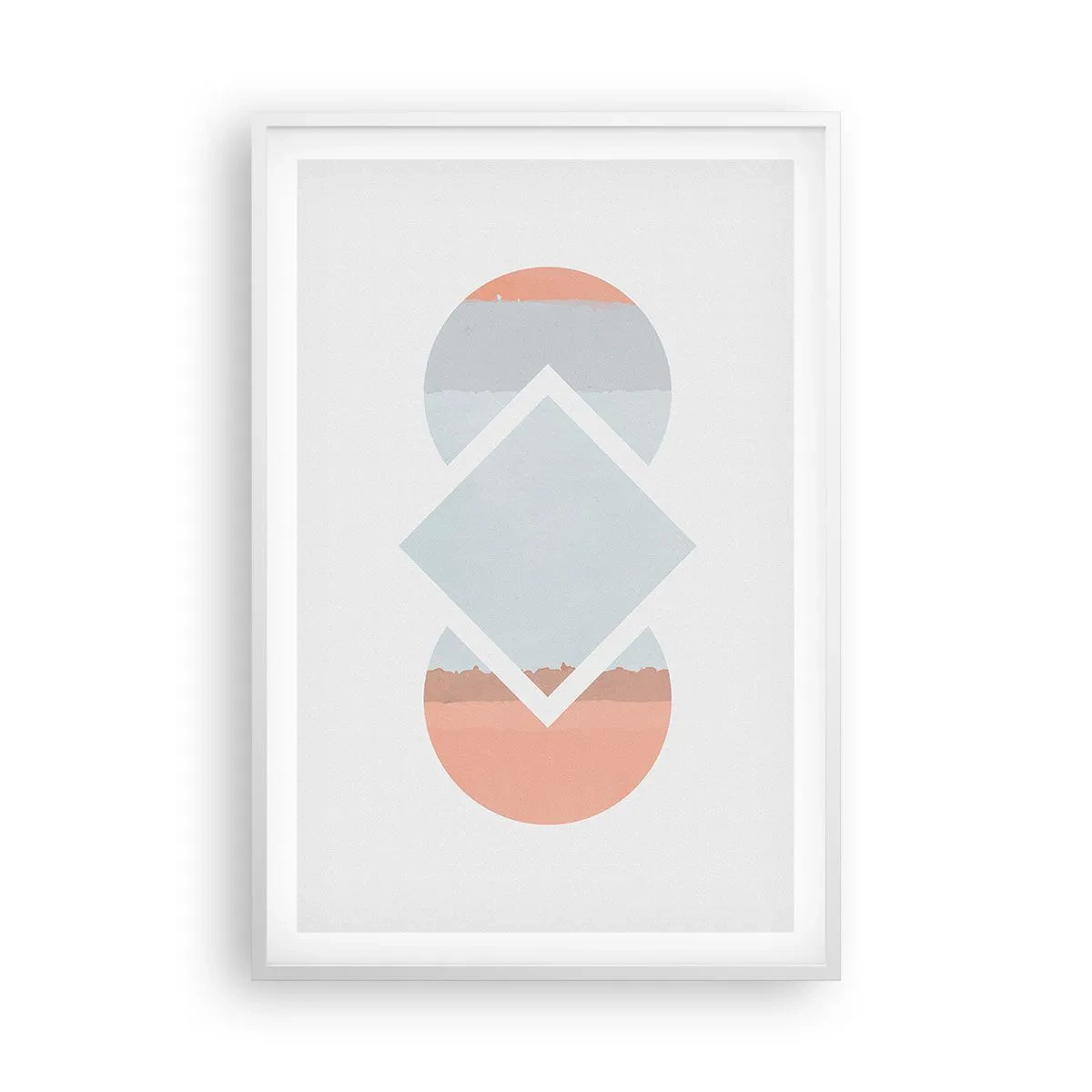 Plakat i hvid ramme - Situationen er klar - 61x91 cm