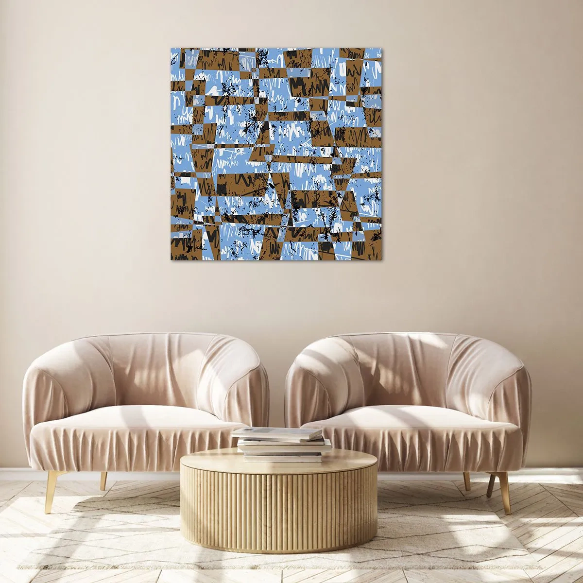 Billede på glas - Ikke oversvømmet udskæring - 60x60 cm