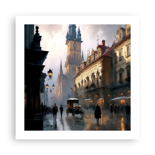 Plakat - Magien i en aften i Prag - 50x50 cm