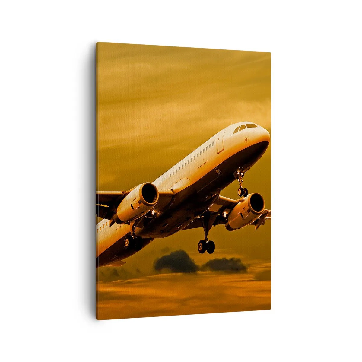 Lærredstryk - Billede på lærred - Flugten ind i solen - 50x70 cm