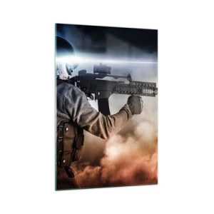 Billede på glas - Bare en helt - 70x100 cm