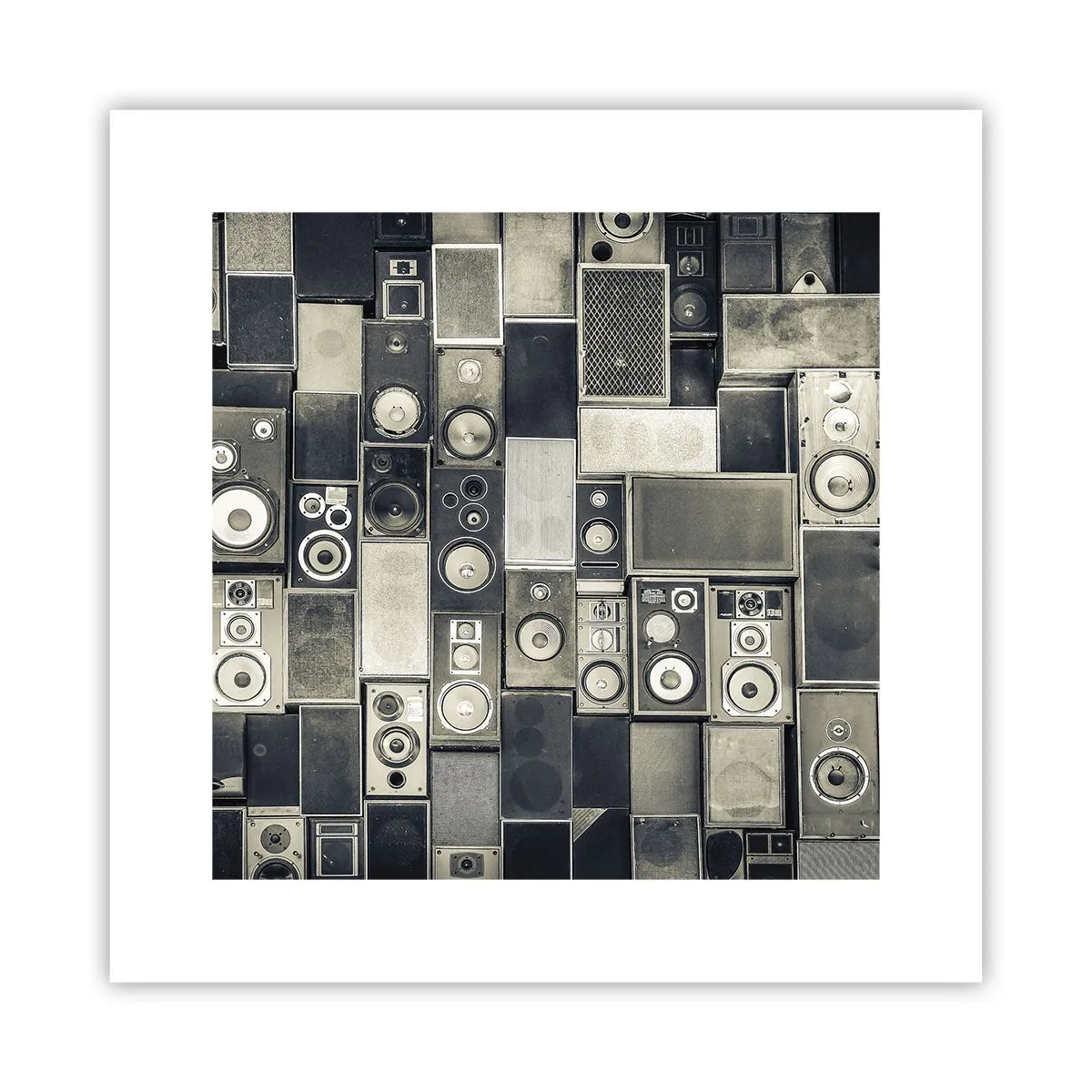 Plakat - Og alt er i orden - 30x30 cm