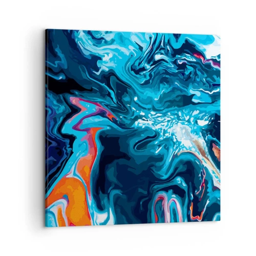 Lærredstryk - Billede på lærred - En rejse ind i himlen - 50x50 cm