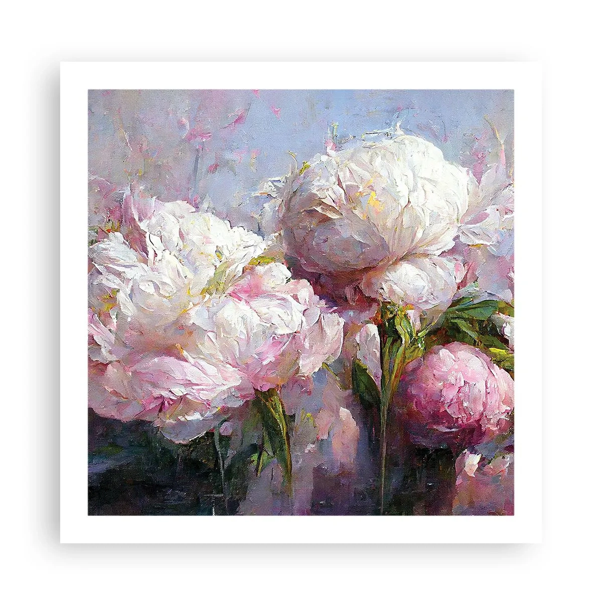 Plakat - En buket fyldt med liv - 60x60 cm