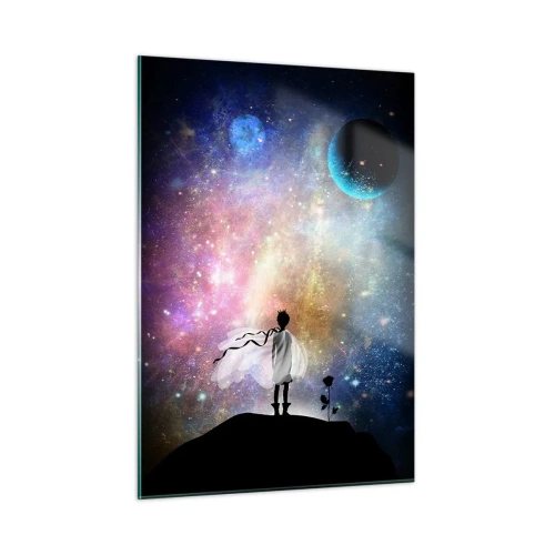 Billede på glas - Lille prins - 50x70 cm