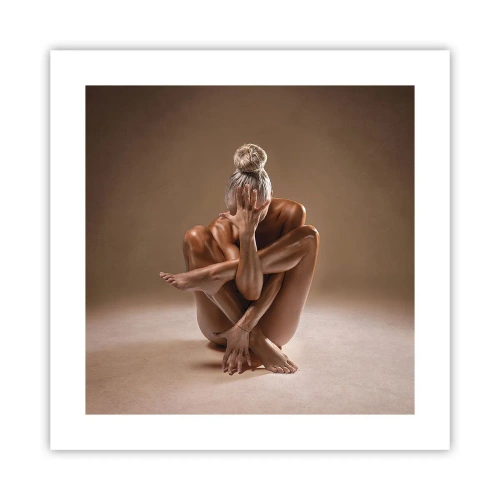 Plakat - Enhed mellem krop og ånd - 40x40 cm