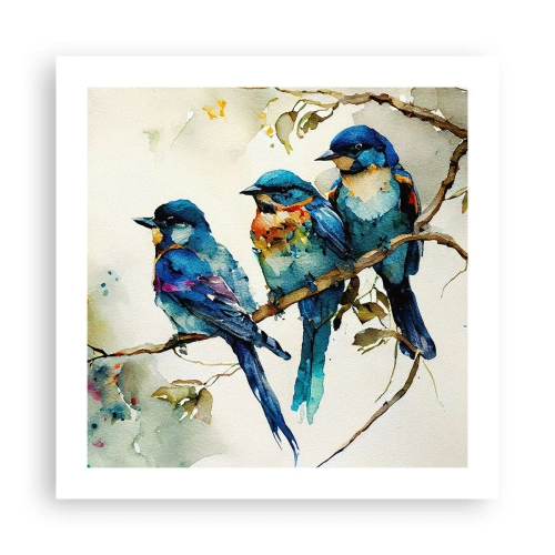 Plakat - Er han fornærmet? - 50x50 cm