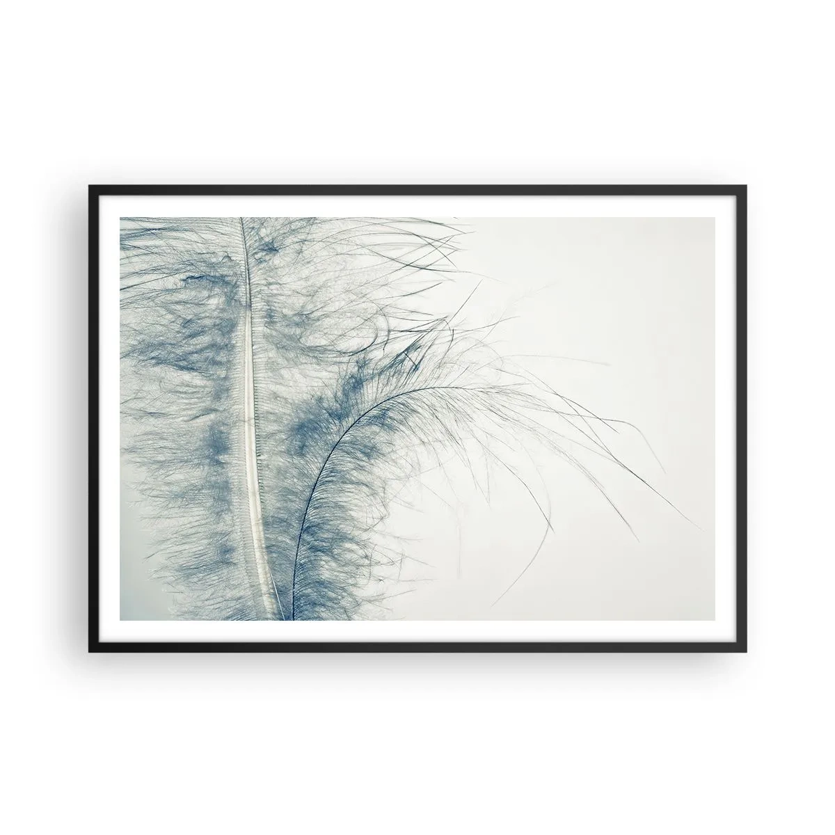 Plakat i sort ramme - Naturens hvisken - 100x70 cm