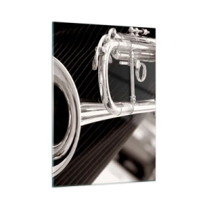 Billede på glas - En musikalsk rejse til 1930'erne. - 50x70 cm