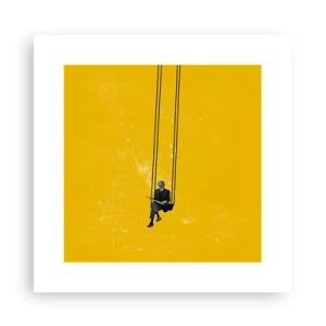 Plakat - En dag som alle andre - 30x30 cm