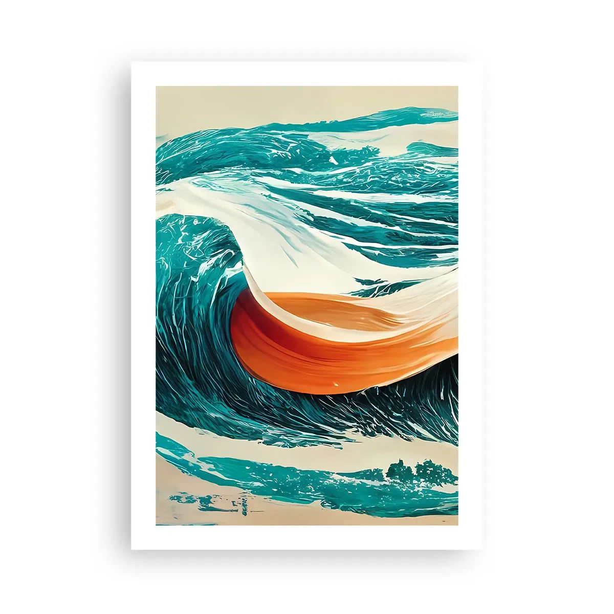 Plakat - Surferens drøm - 50x70 cm