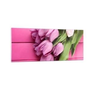 Billede på glas - Kun til dig - 100x40 cm